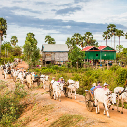 KAMPONG LUANG - PREK BANGBONG - ANGKOK BAN (MEKONG RIVER)