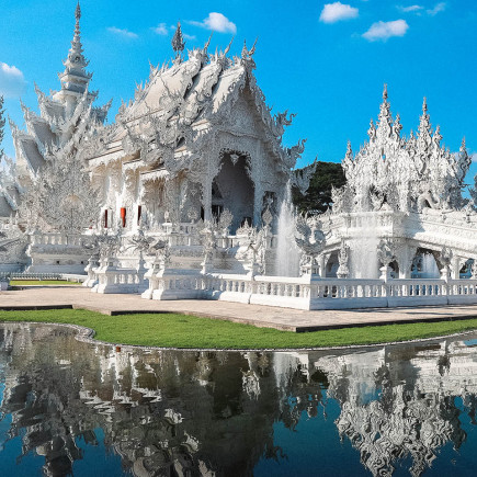 CHIANG RAI – TEMPLO BLANCO – CLASE DE COCINA AUTO PRIVADO GUÍA EN INGLÉS