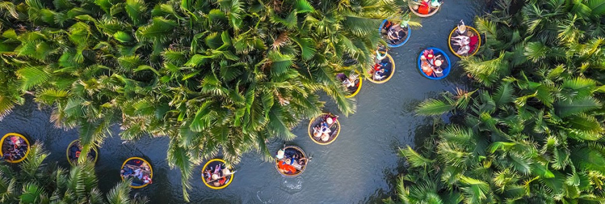 Excursión de un día a Hoi An, en el centro de Vietnam: en bicicleta y en barca de mimbre