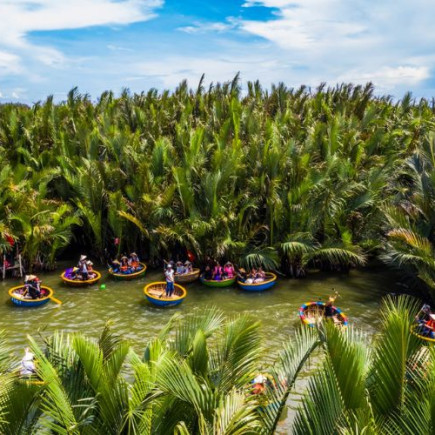 HOI AN - BARCO DE CESTA – TOUR A PIE