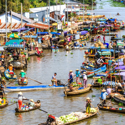 CAN THO - MERCADO FLOTANTE DE CAI RANG – SAIGÓN