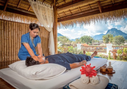 Retiro de spa y bienestar de lujo en Vang Vieng se posiciona como una de las principales opciones